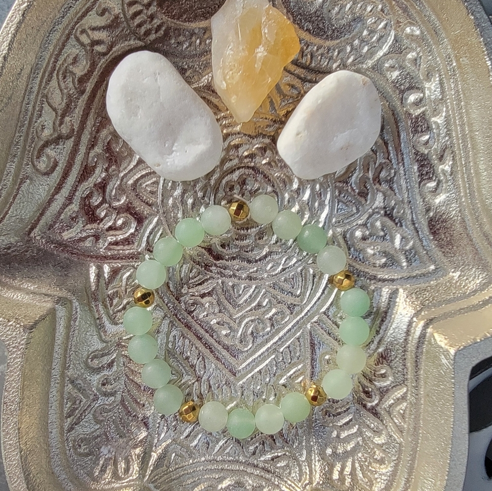 Aventurine natural gemstone bracelet